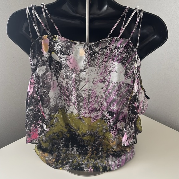 Leifsdottir 100% Silk Blouse – Size 0, Multicolor Boho Style - Picture 4 of 7